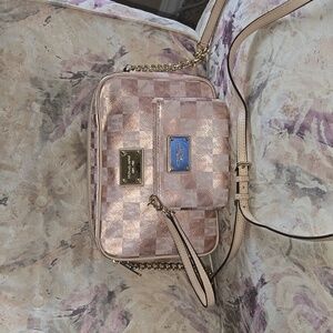 MK Rose Gold Crossbody and Wallet